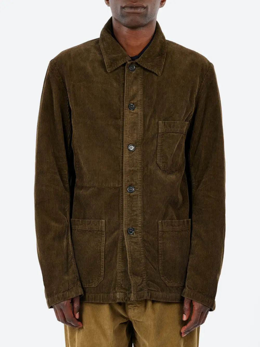 Men's Button Front Corduroy Jacket
