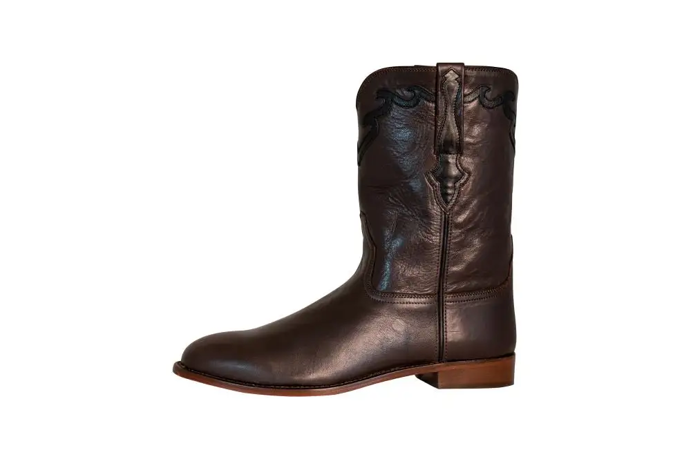 Relaxed Layered Shaft Men's Denim Boots