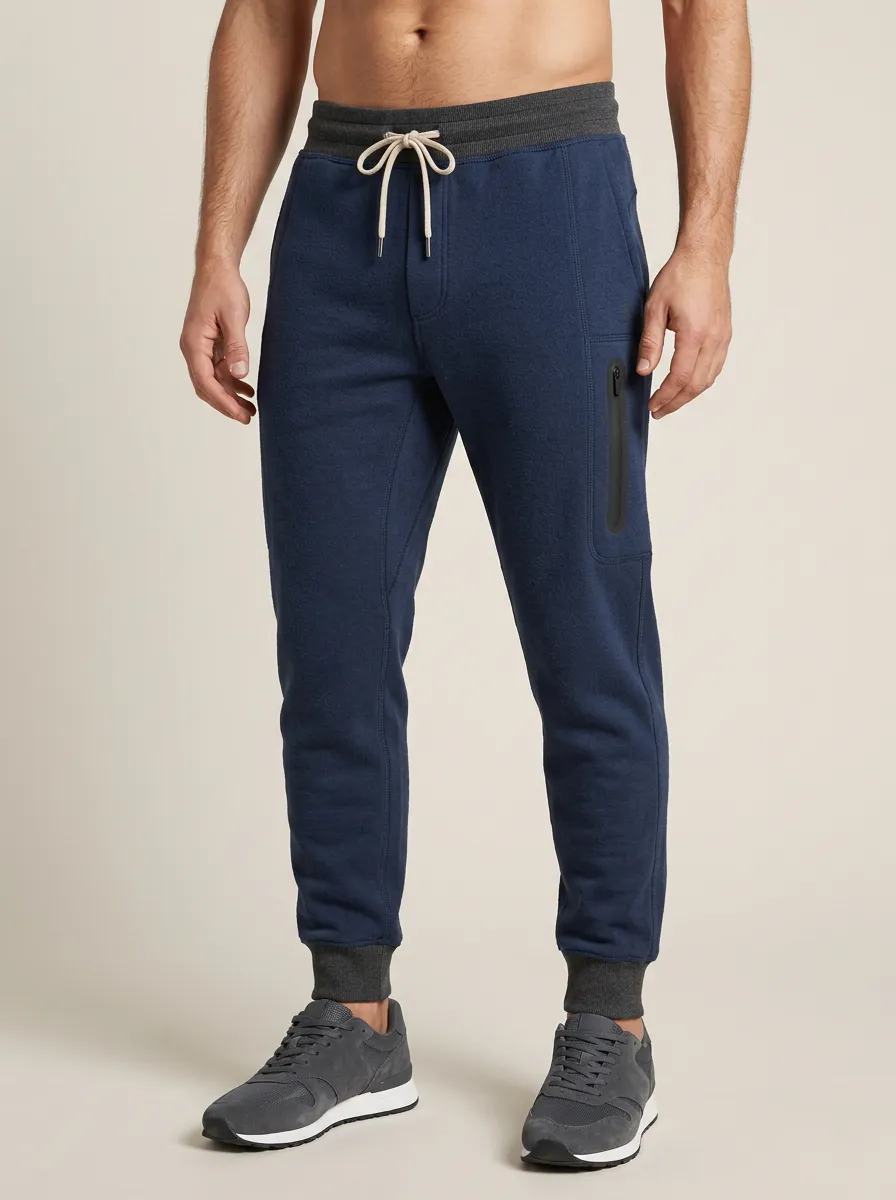 Dynamic Drawstring Zipper Pocket Collection Men's Sweatpants