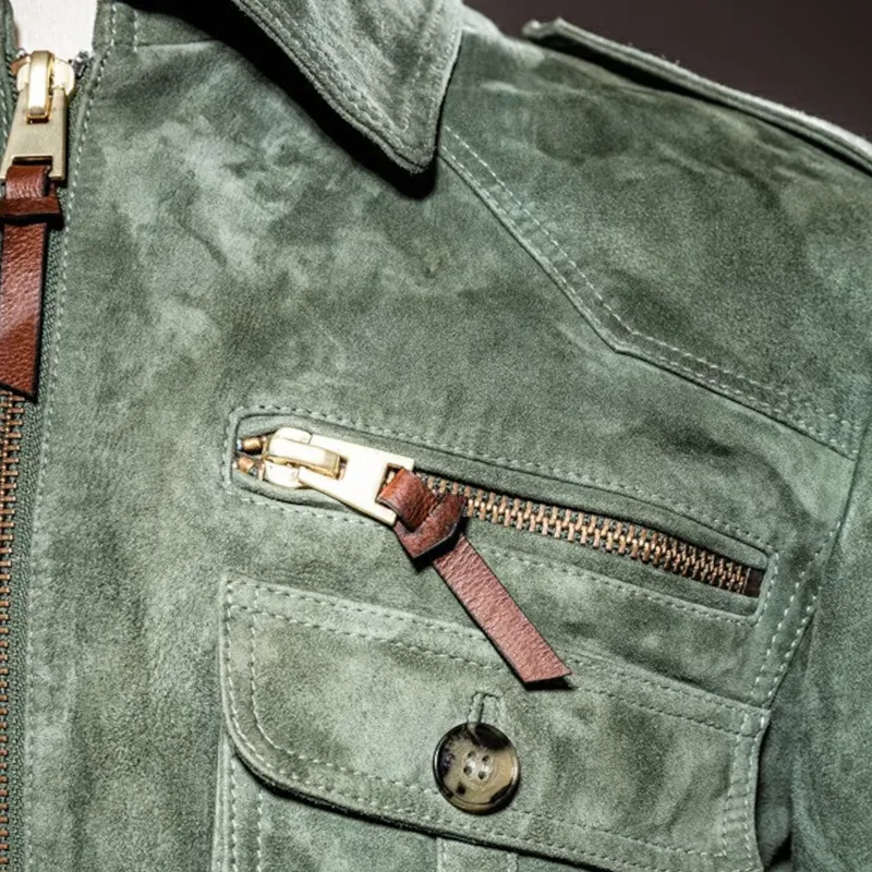 Textured Suede Jacket