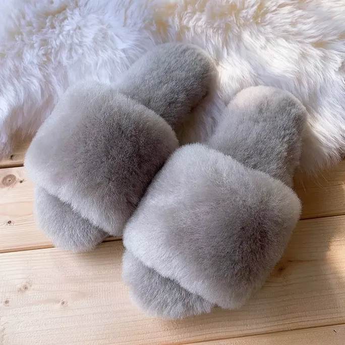 Soft Feel Plush Lined Comfort Slippers