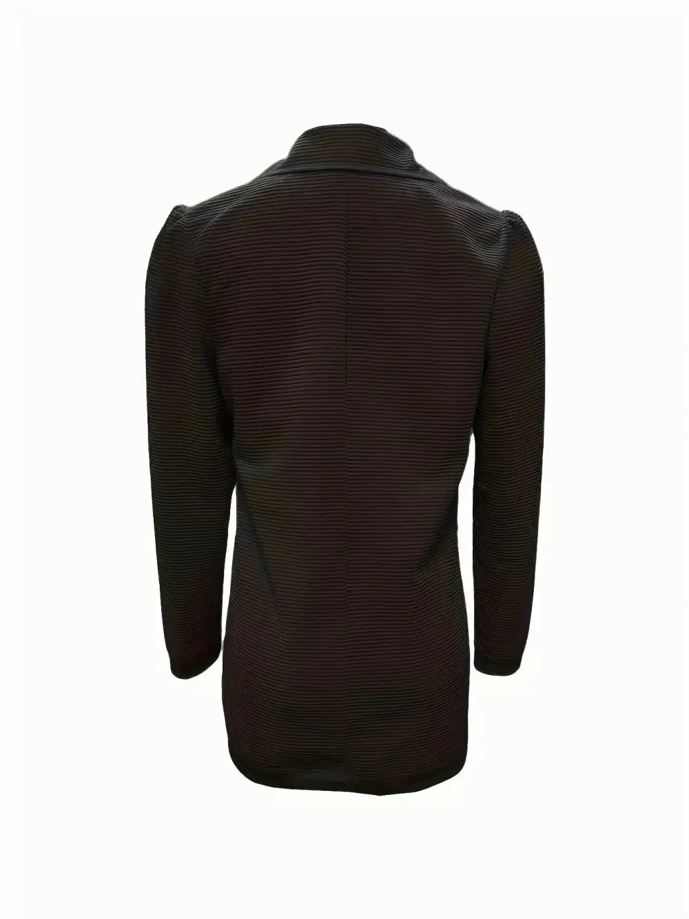 Double-Breasted Textured-Knit Blazer