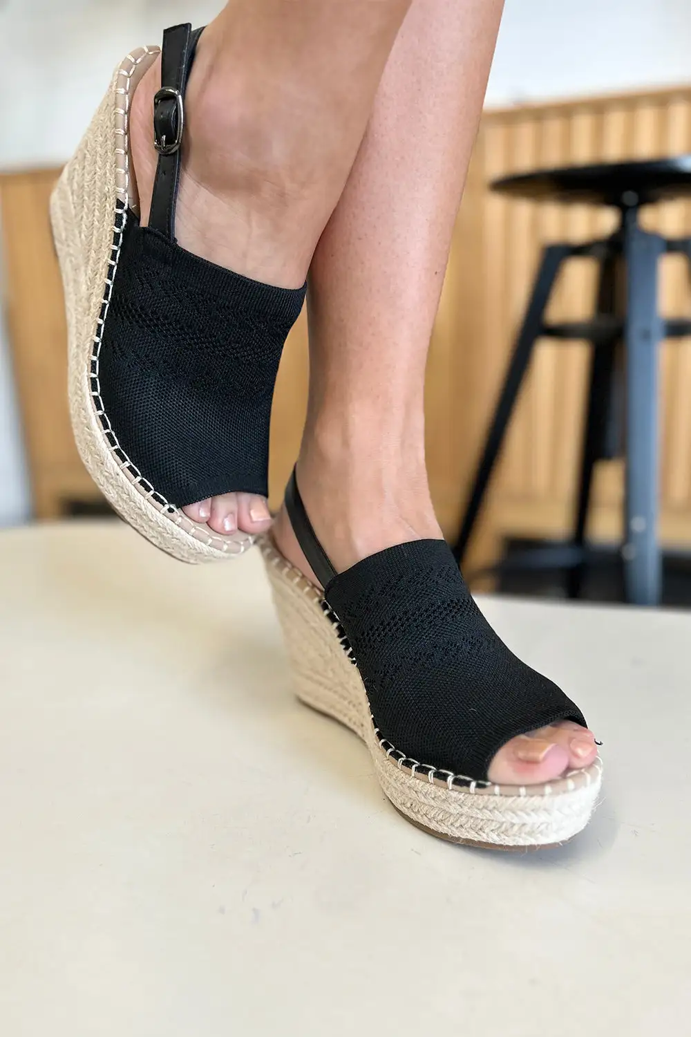 Peep-Toe Open-Toe Heeled Sandals