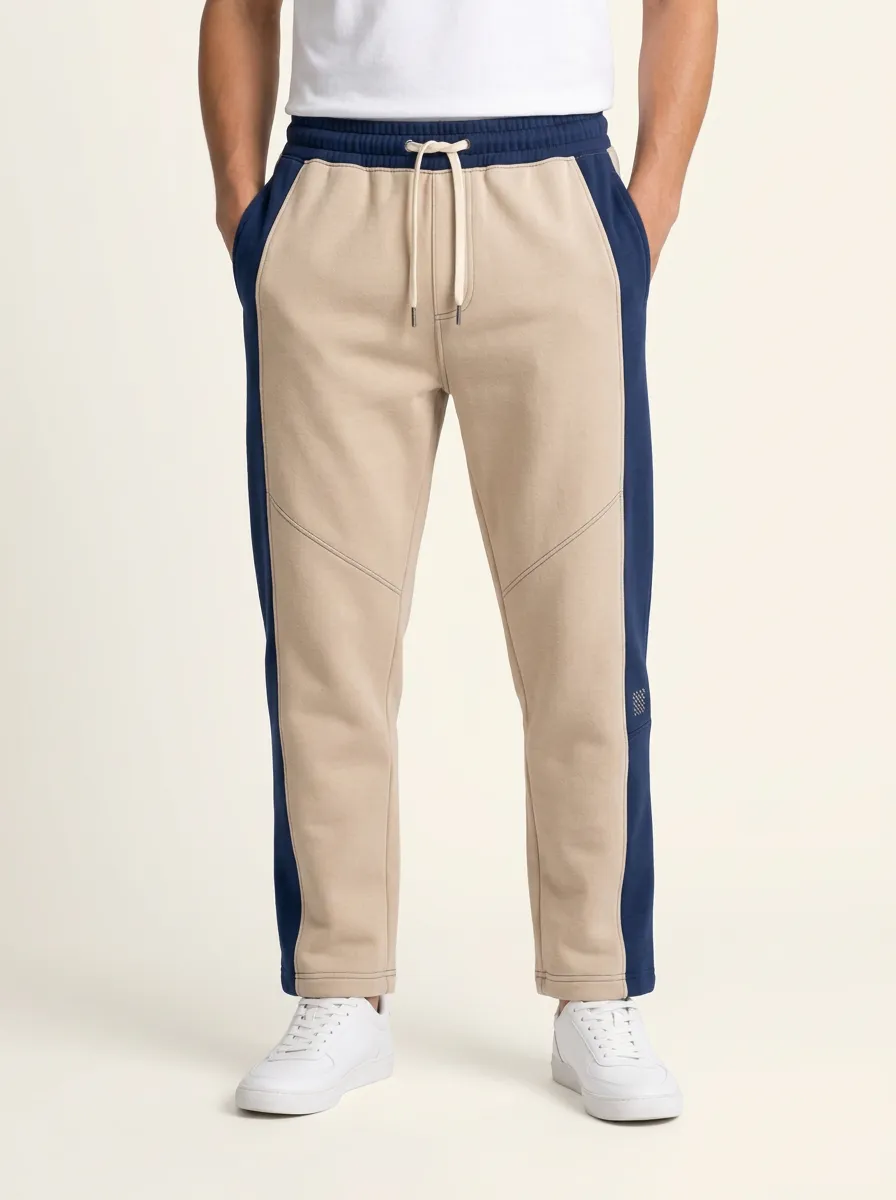 Unisex Clean Line Colorblock Jogger Pants
