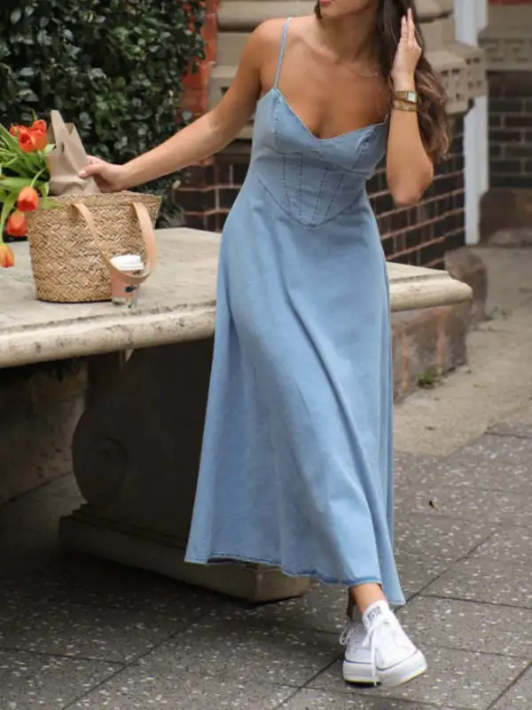 Soft Smocked Midi Dress