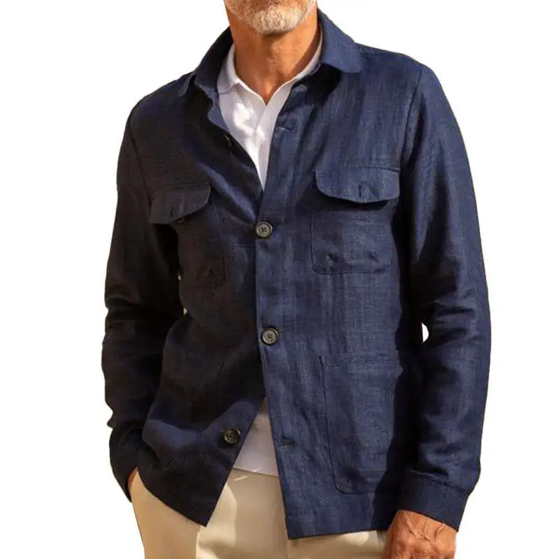 Linen Button Jacket