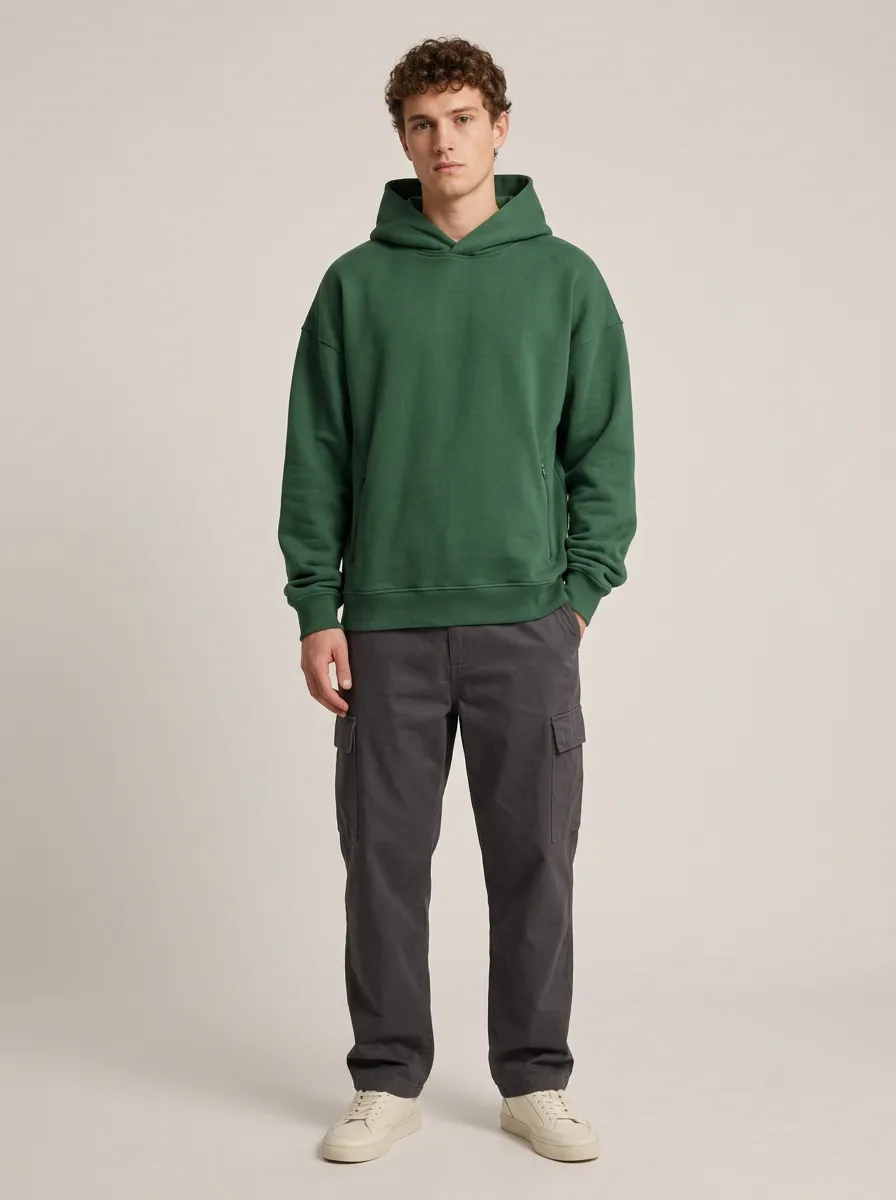 Unisex Relaxed Everyday Hooded Sweatshirt