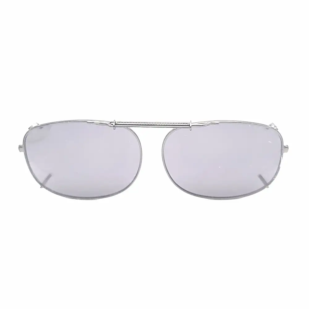 Amber Lens Smoke Lens 54mm Polarized Clip-On Sunglasses for Cat-Eye Frames