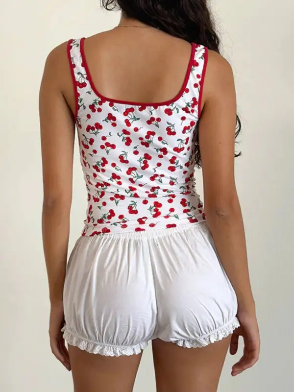 Refined Square-Neck Tank Top