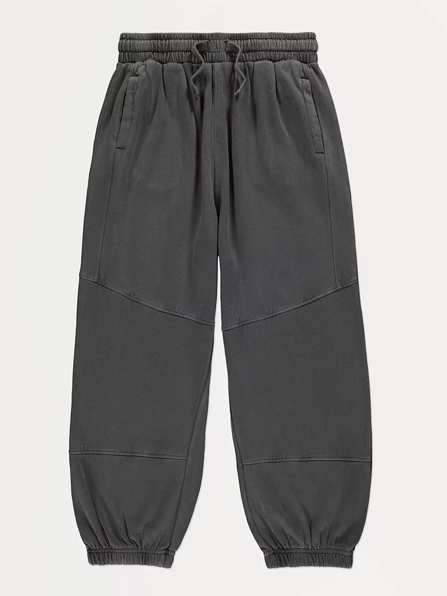 Charcoal Washed Cuffed Joggers