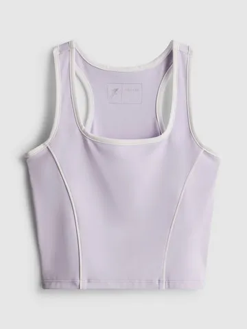 Active Contrast Trim Racer Back Vest