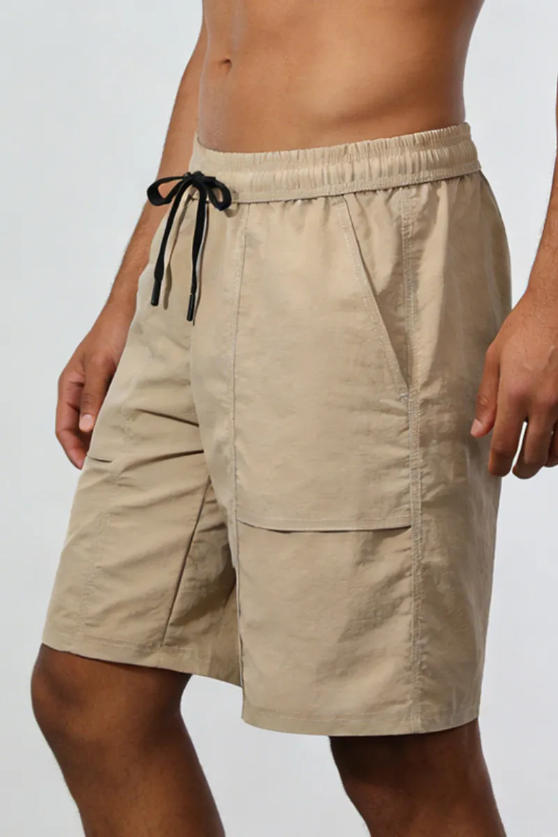 Quick Dry Drawstring Lightweight Athletic Shorts