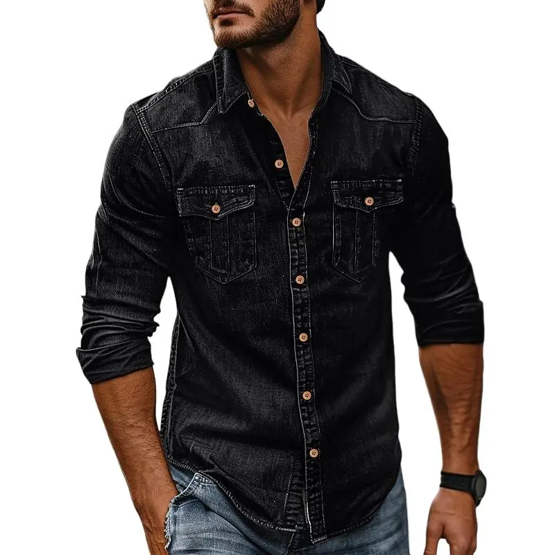Washed Utility Pocket Shirt