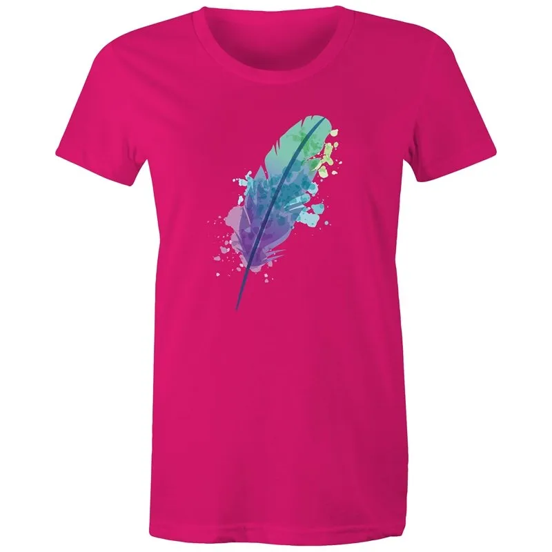 Feather Watercolour T-Shirt