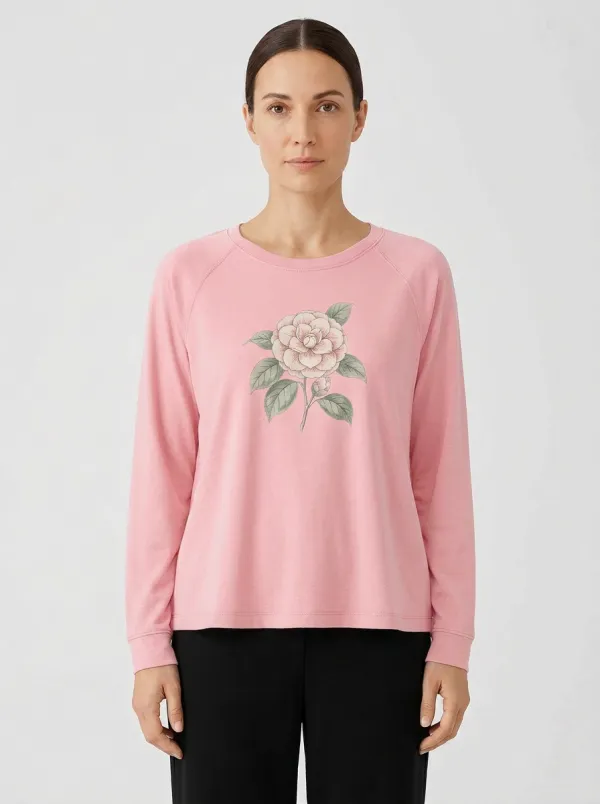 Women's Floral Graphic Raglan Pullover