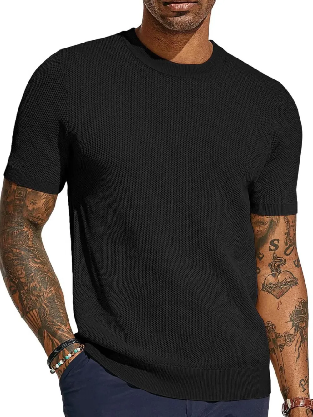 Round Neck Short Sleeve T-Shirt