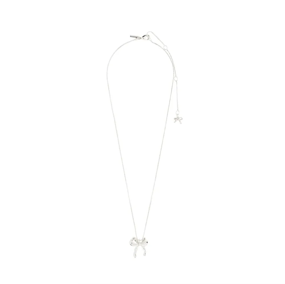 Slim Bow Chain Necklace