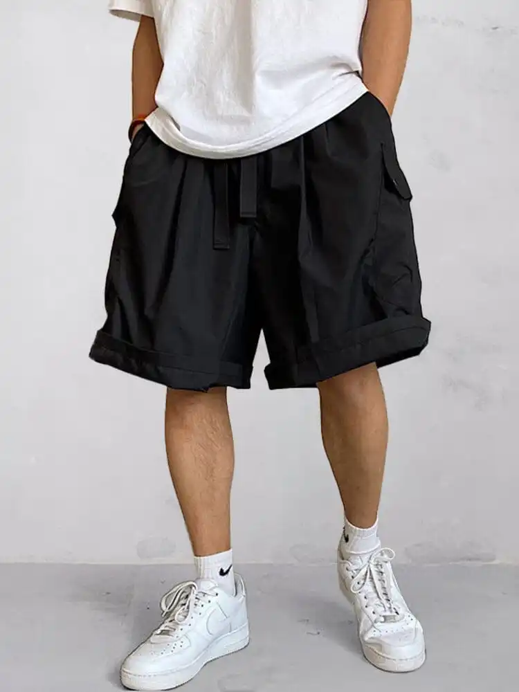 Relaxed Cargo Pocket Shorts