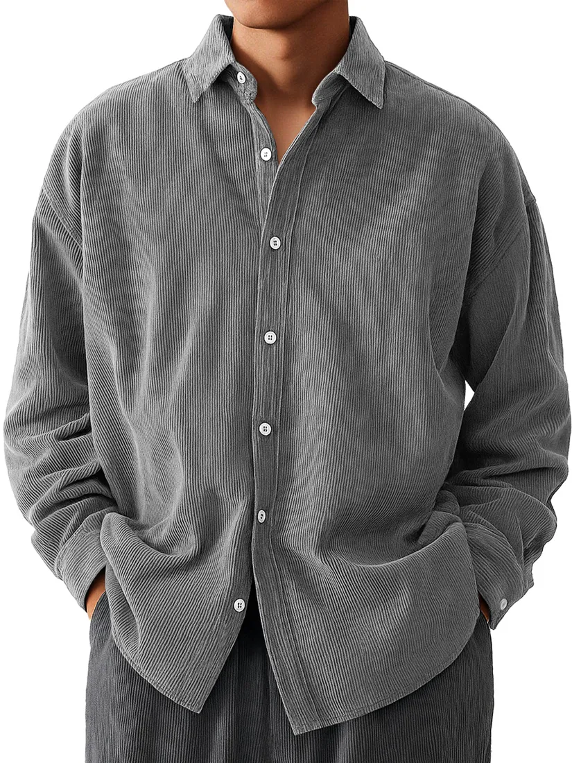 Workwear Corduroy Long Sleeve Shirt