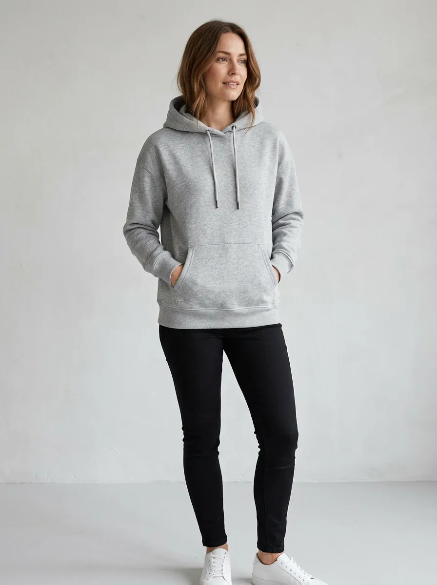 Women's Balanced Printed Hoodie