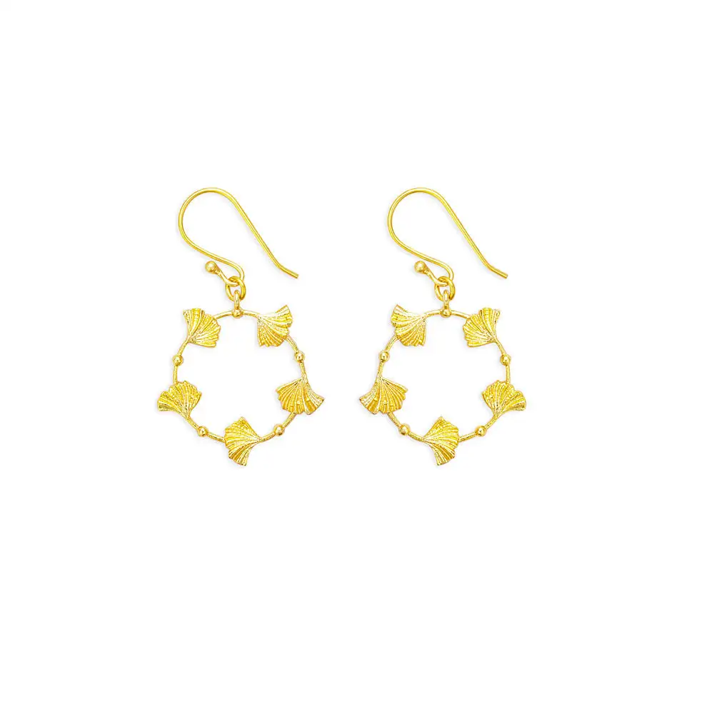 Sculpted Lively Artful Heart Earrings