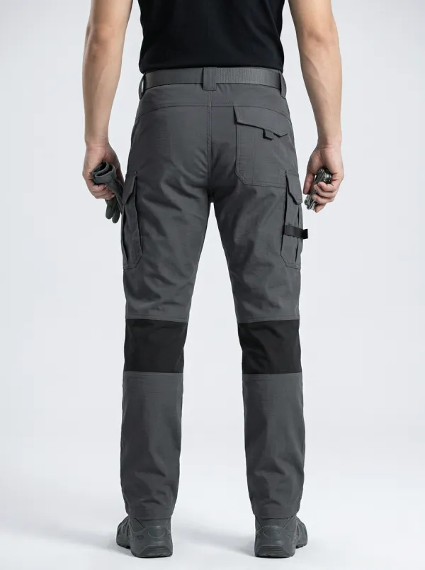 Field Utility with Reinforced Knees Multi-Pocket Workwear Cargo Pants