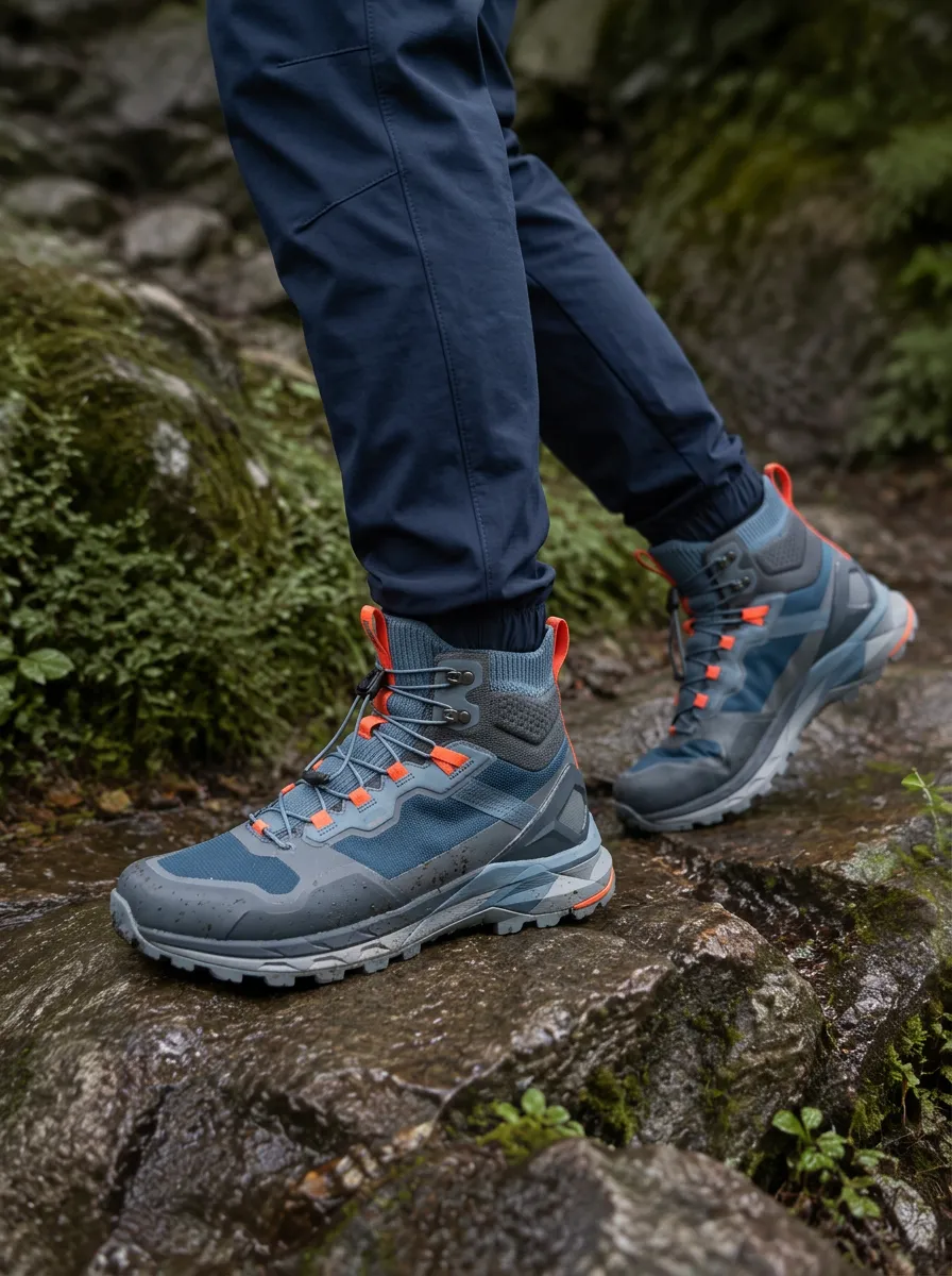 Men's Summit Traverse Hiking Mountain Trail Printed Boots