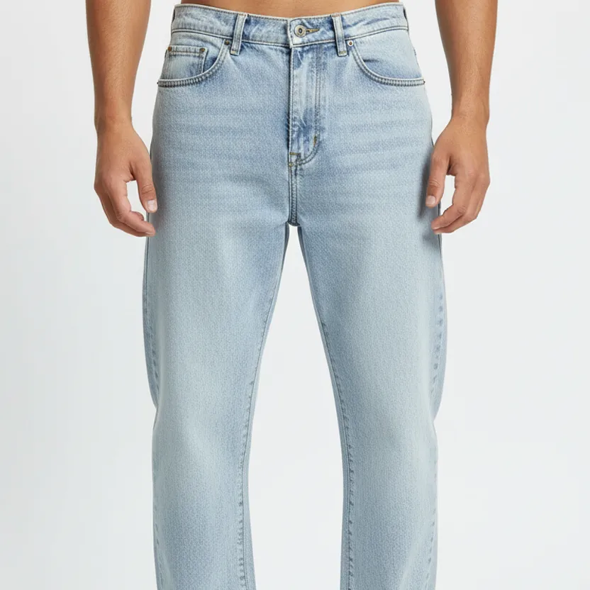 Modern Loose Fit Five Pocket Jeans