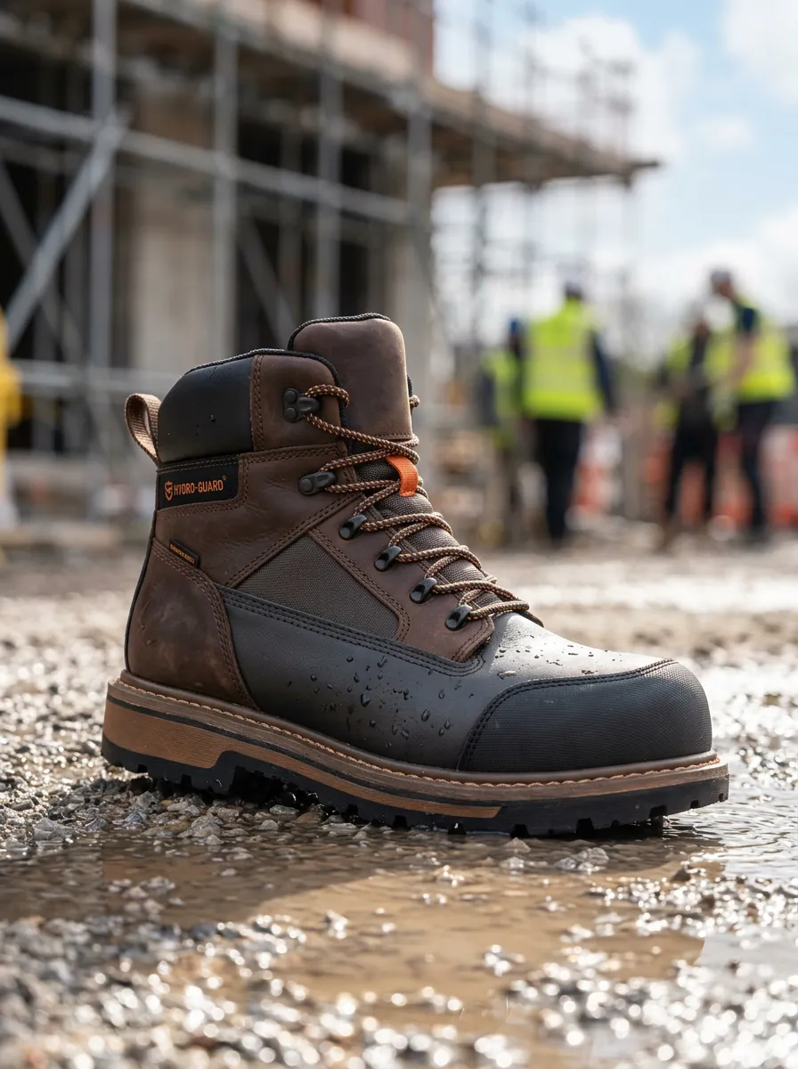 Men's Field Inspired Waterproof Construction Work Boots
