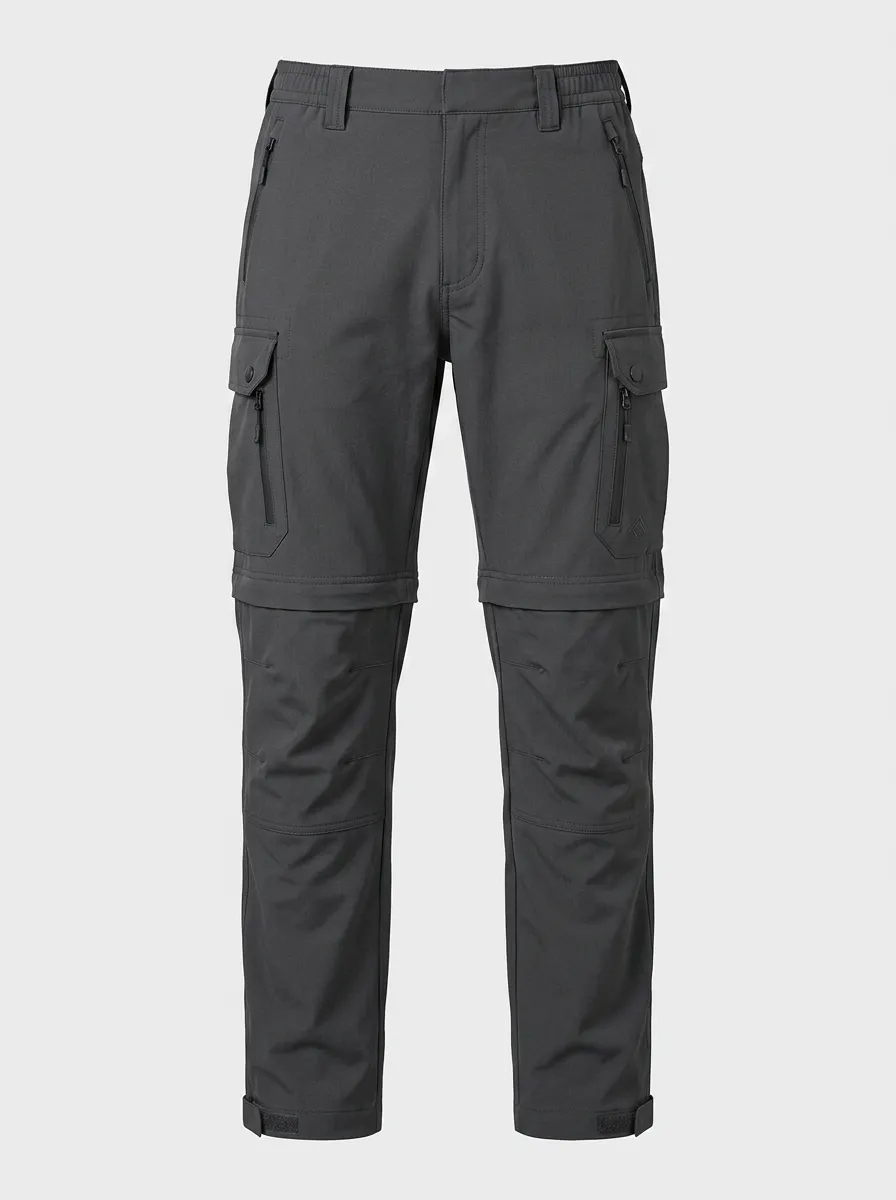 Men's Expedition Field Multi-Pocket Waterproof Zip-Off Tactical Cargo Pants