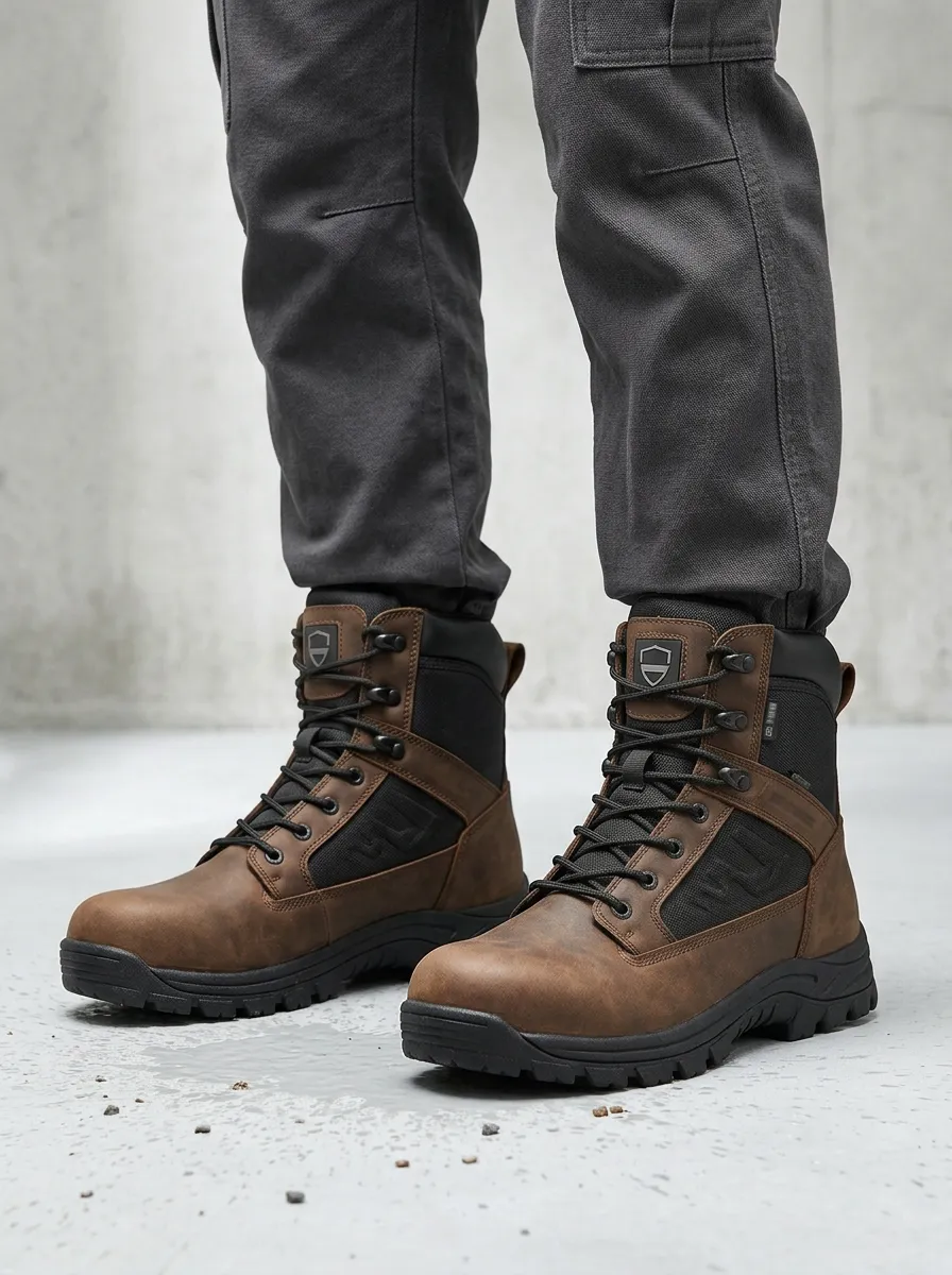 Unisex Waterproof Tactical Work Boots