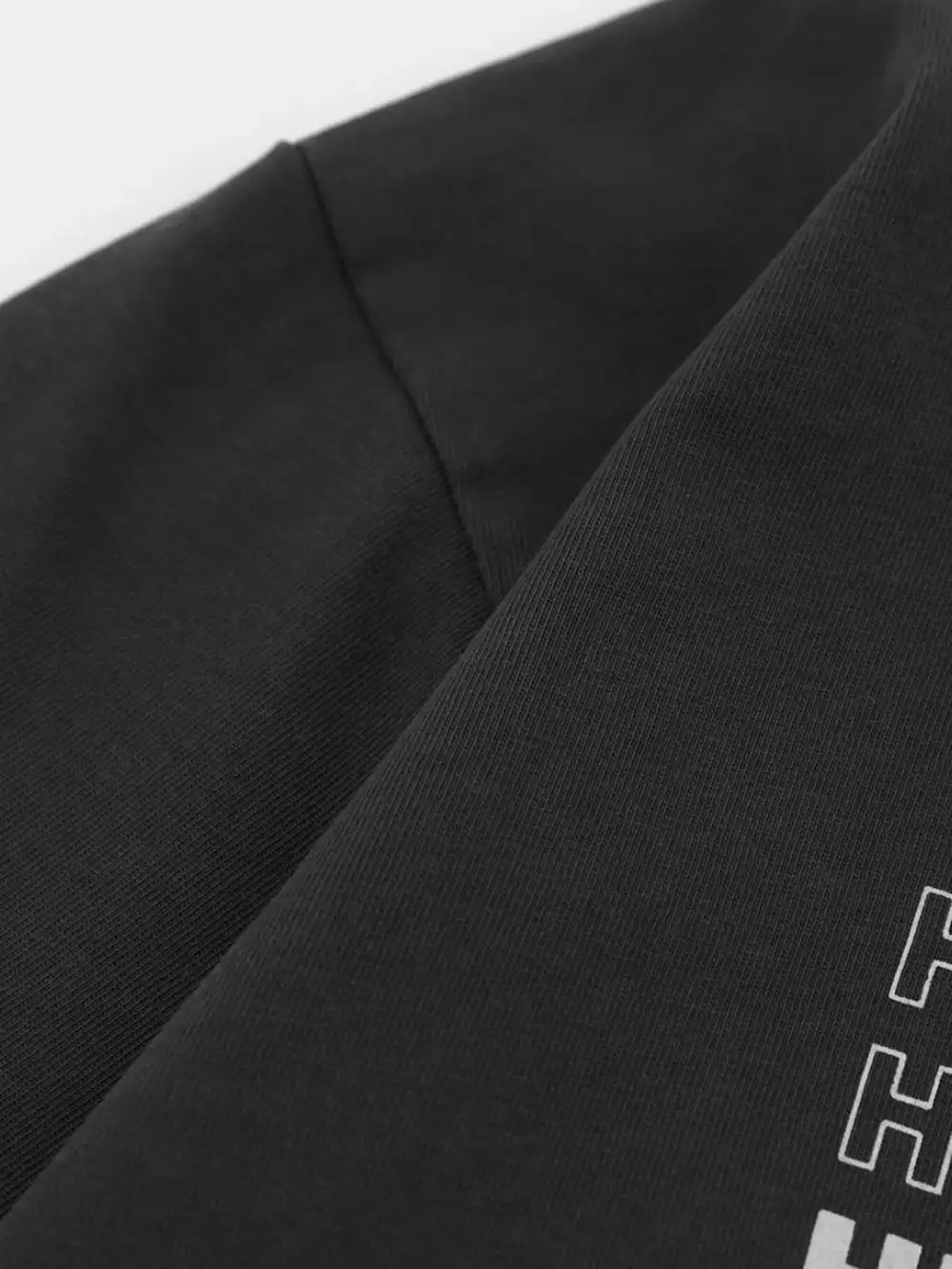 Clean Graphic Crew Neck Oversized Tee