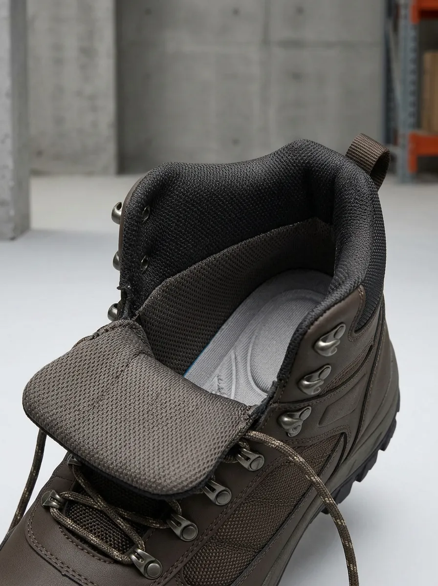 Outdoor Hiking Leather-Look Men's Waterproof Work Boots