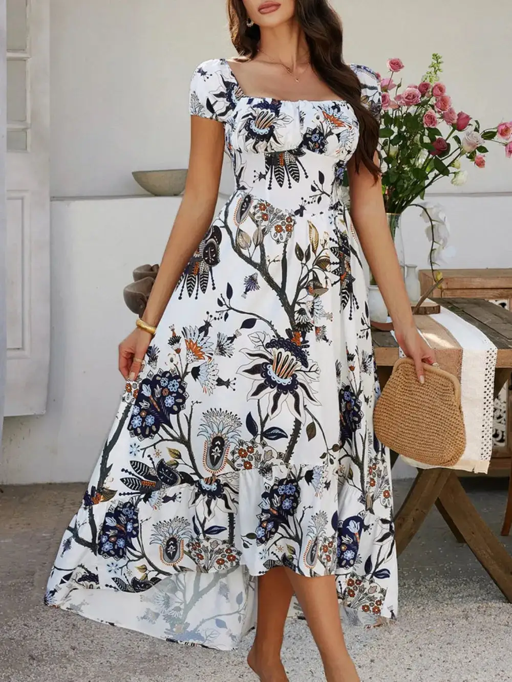 Soft Smocked Maxi Dress