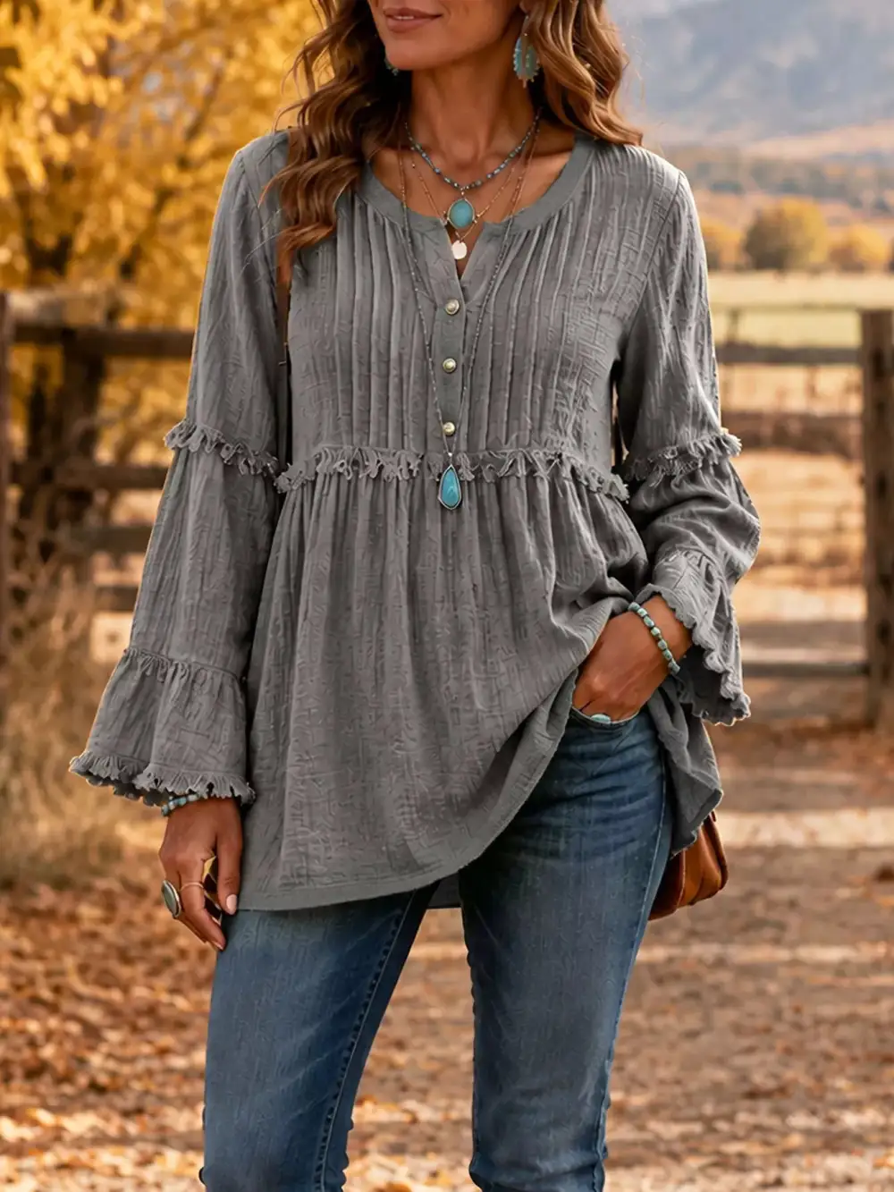 Long Sleeve Everyday Blouse