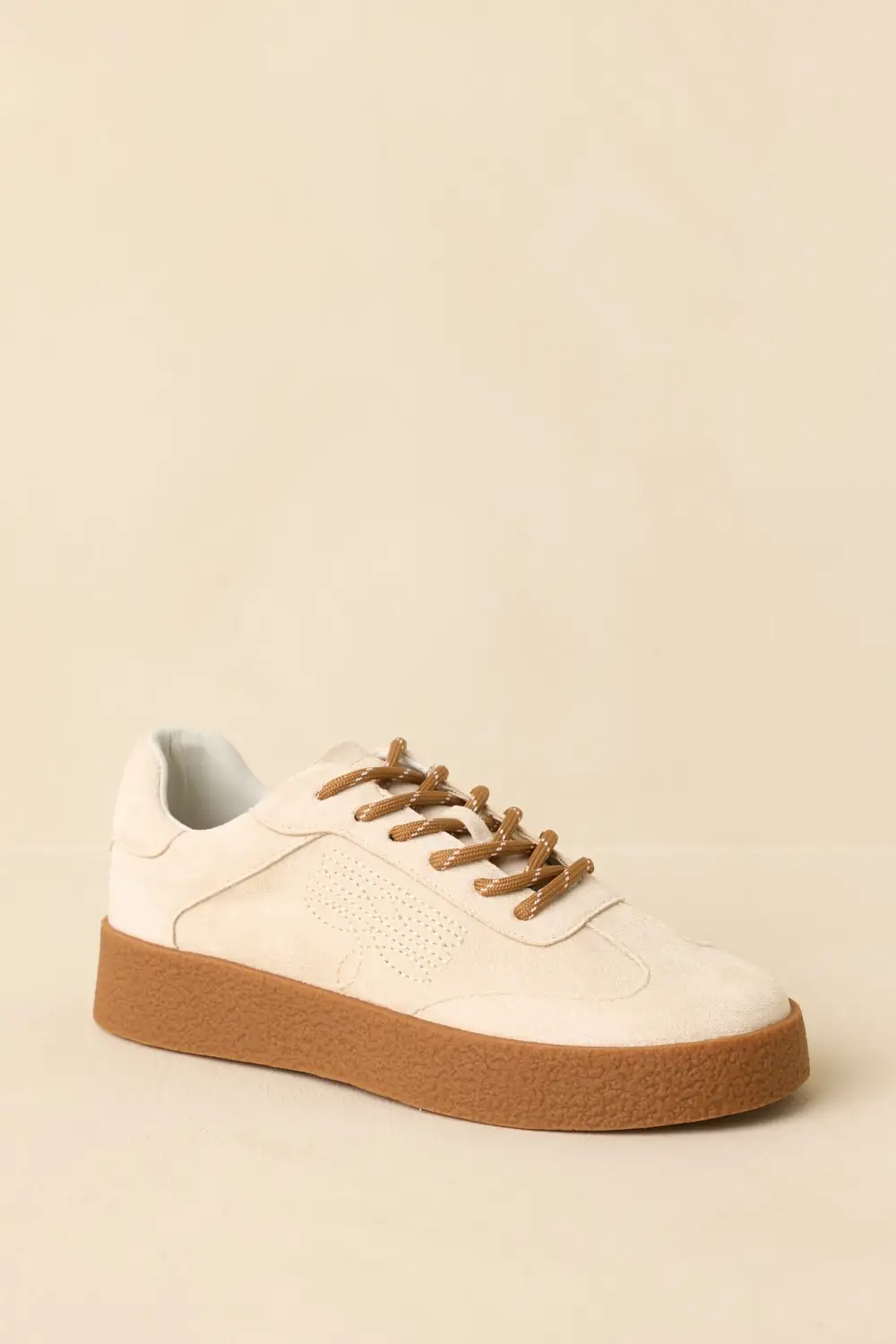 Suede Lace Up Sneakers