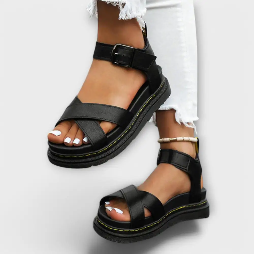 Refined Non Slip Supportive Flat Sandals