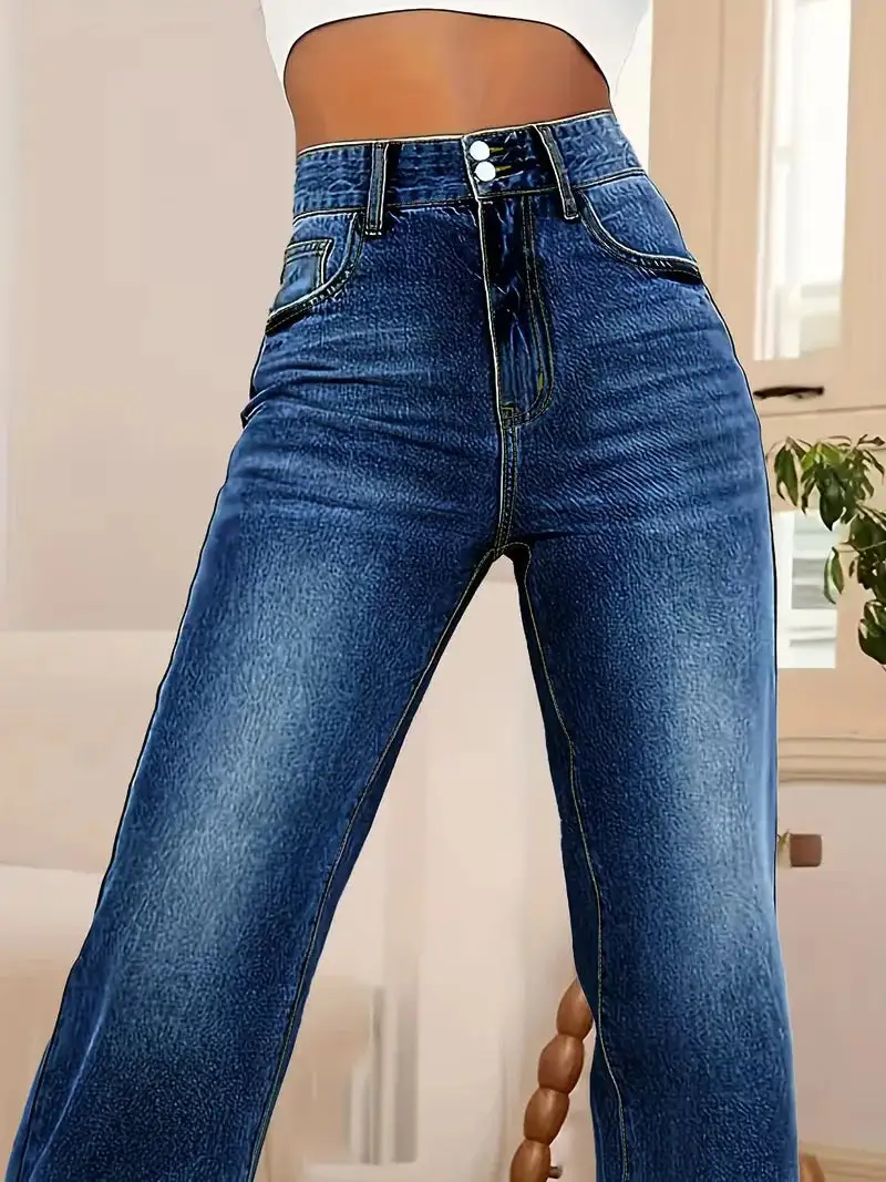 High Waist Everyday Casual Jeans