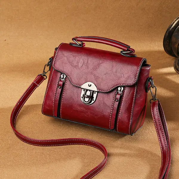 Slim Compact Square Crossbody Bag