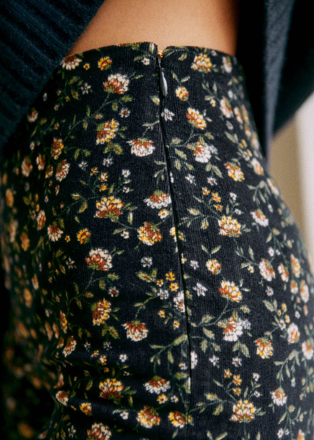 High Waist Printed Trousers