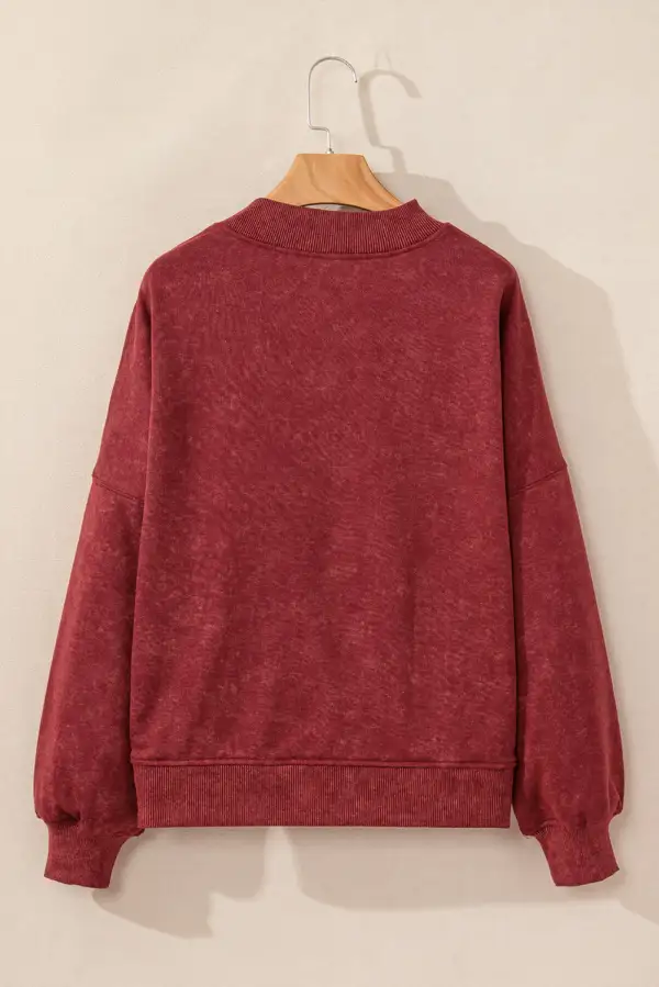 Drop Shoulder Crewneck Sweatshirt