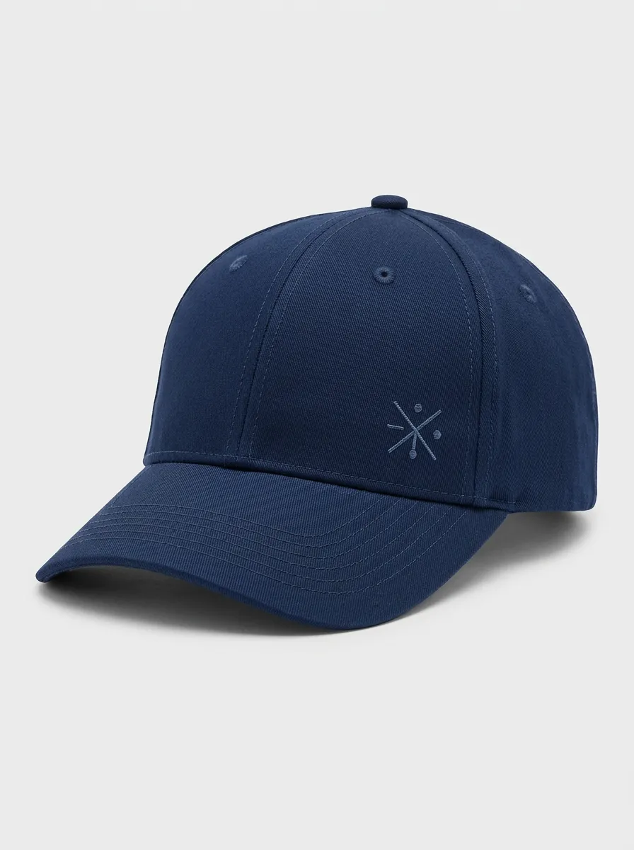 Low Key Abstract Symbol Embellished Baseball Cap