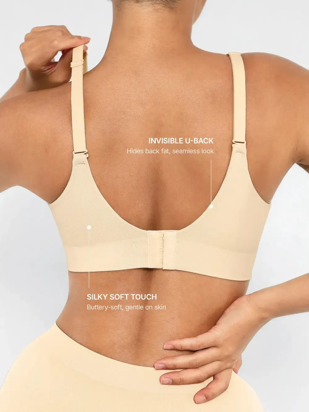 Seamless Wireless Support Bra