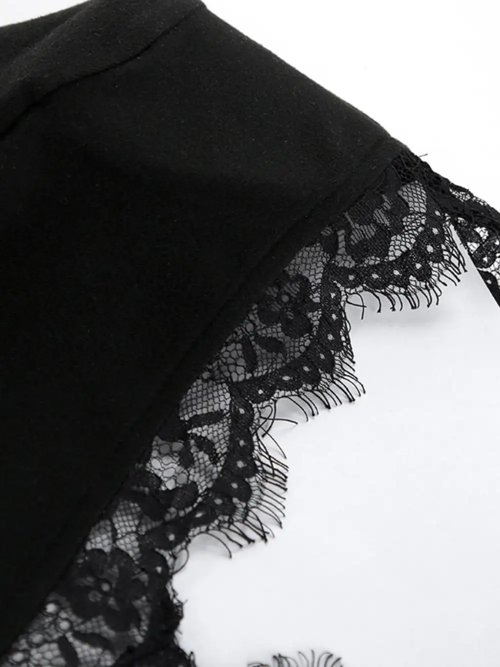 Balanced Detail Lace Mini Dress