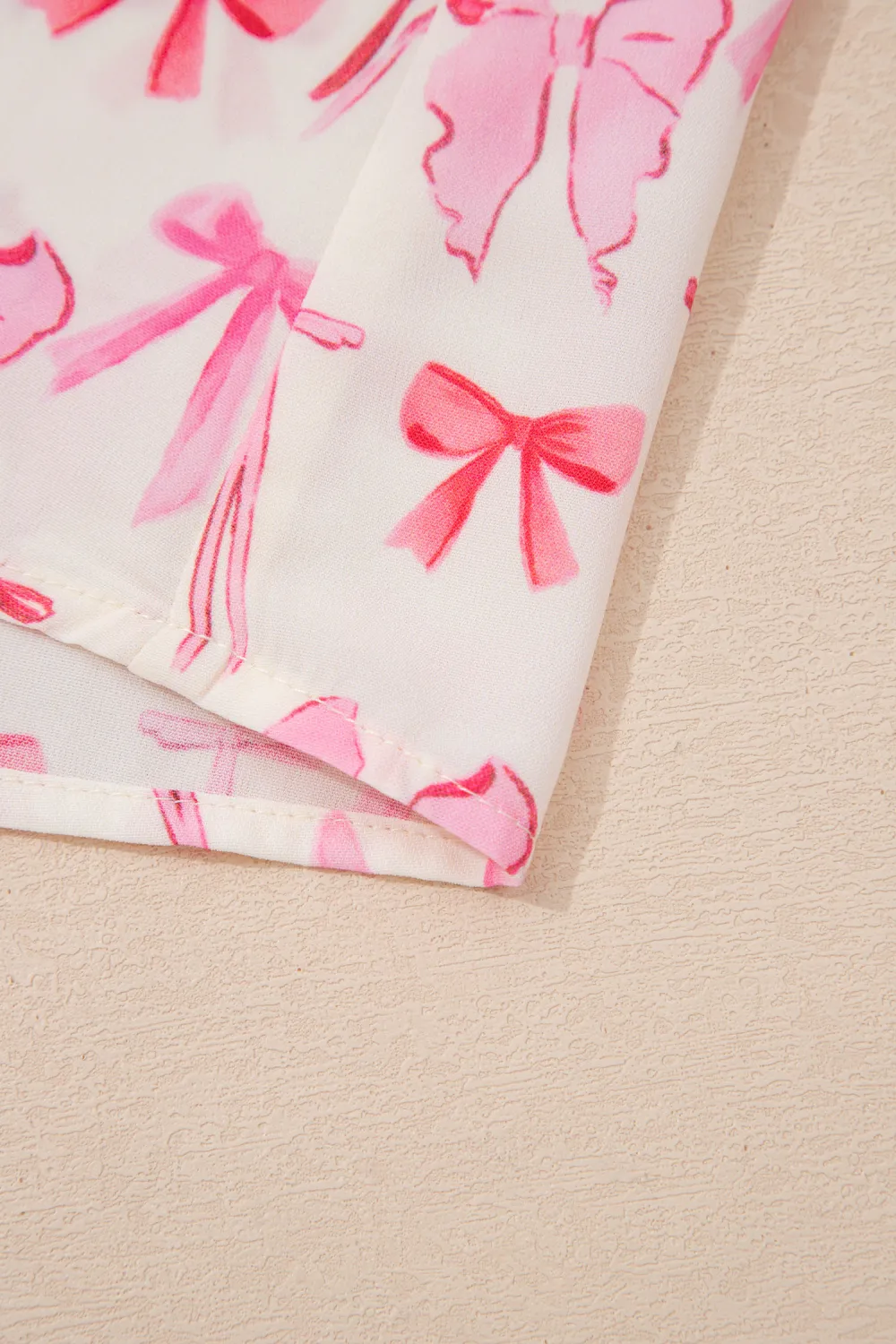 Pink Zip Front Bow Mini Dress