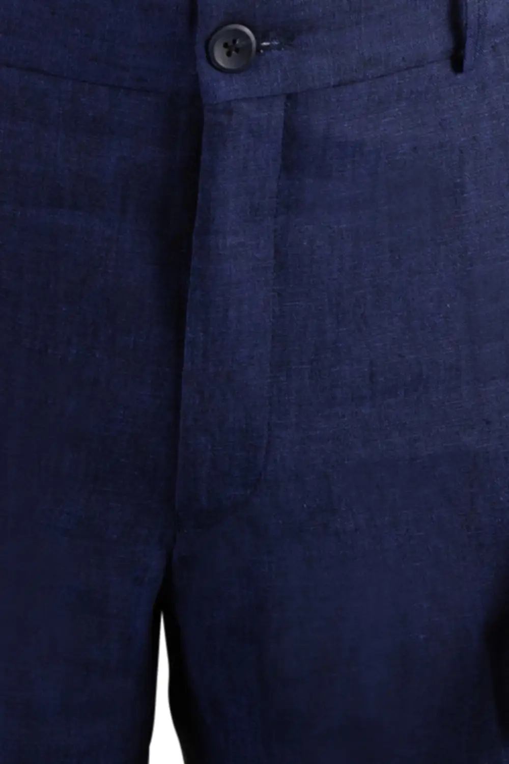 Classic Linen Flat Front Regular Rise Traditional Fit Trousers