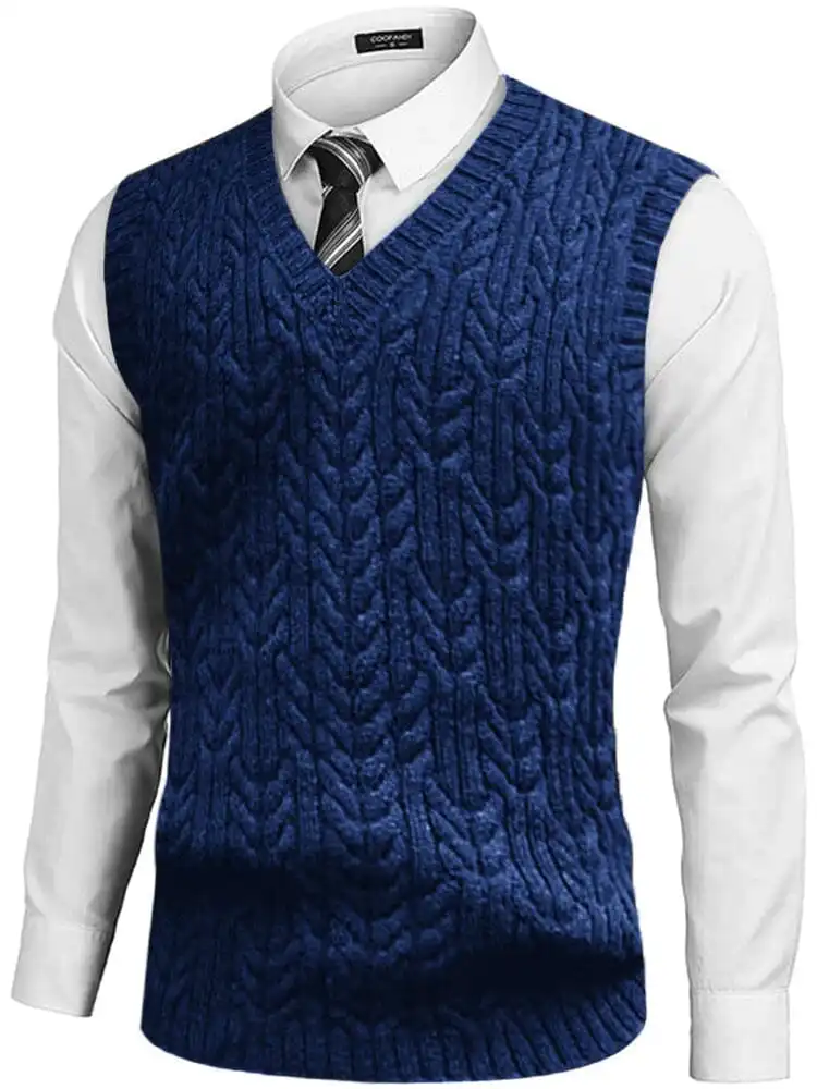 Layering V-Neck Suit Vest
