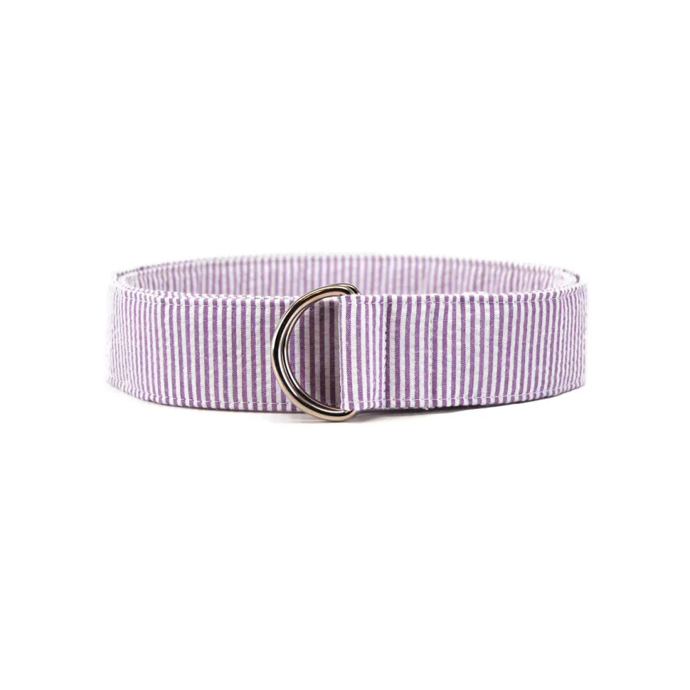 Pinstripe Cotton Belt