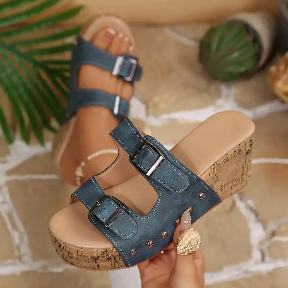 Everyday Open Toe Wedge Sandals