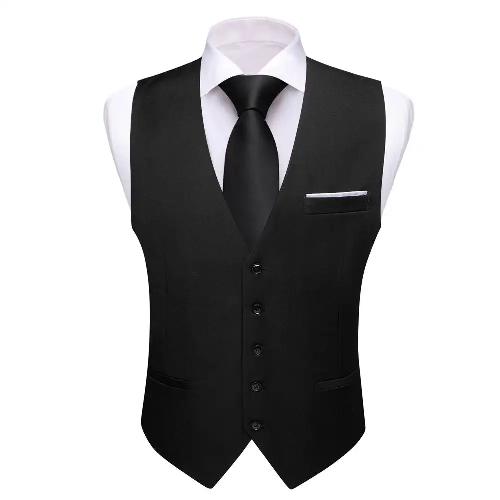 Solid Formal Dress Vest